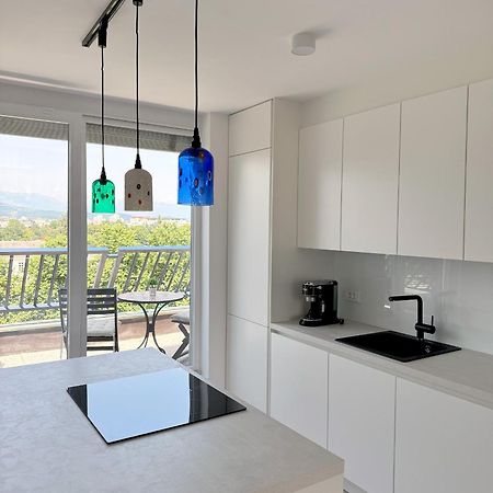 Luxe Penthouse With A Castle View リュブリャナ エクステリア 写真