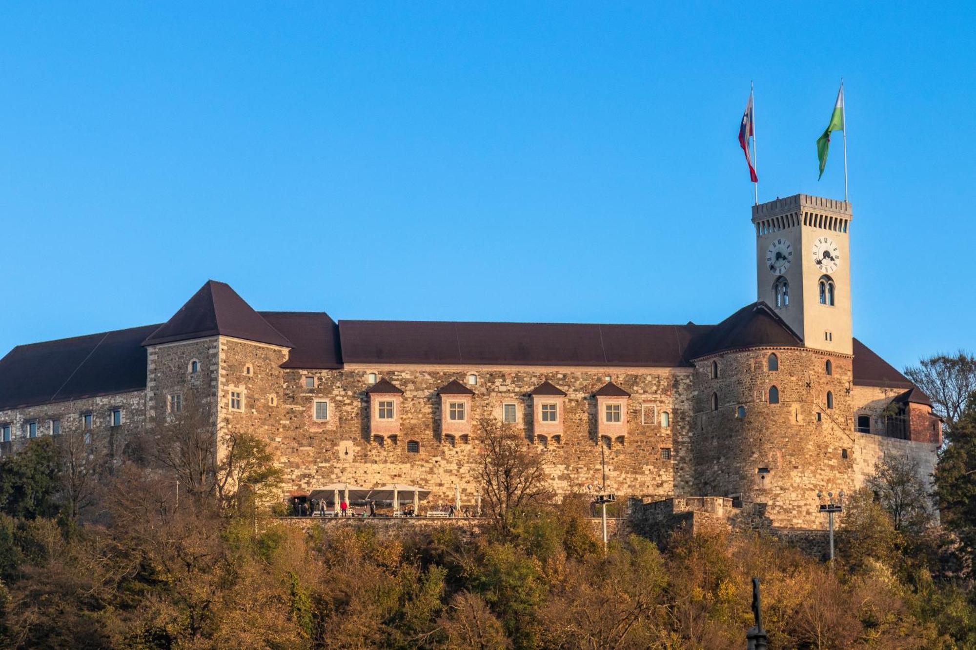 Luxe Penthouse With A Castle View リュブリャナ エクステリア 写真