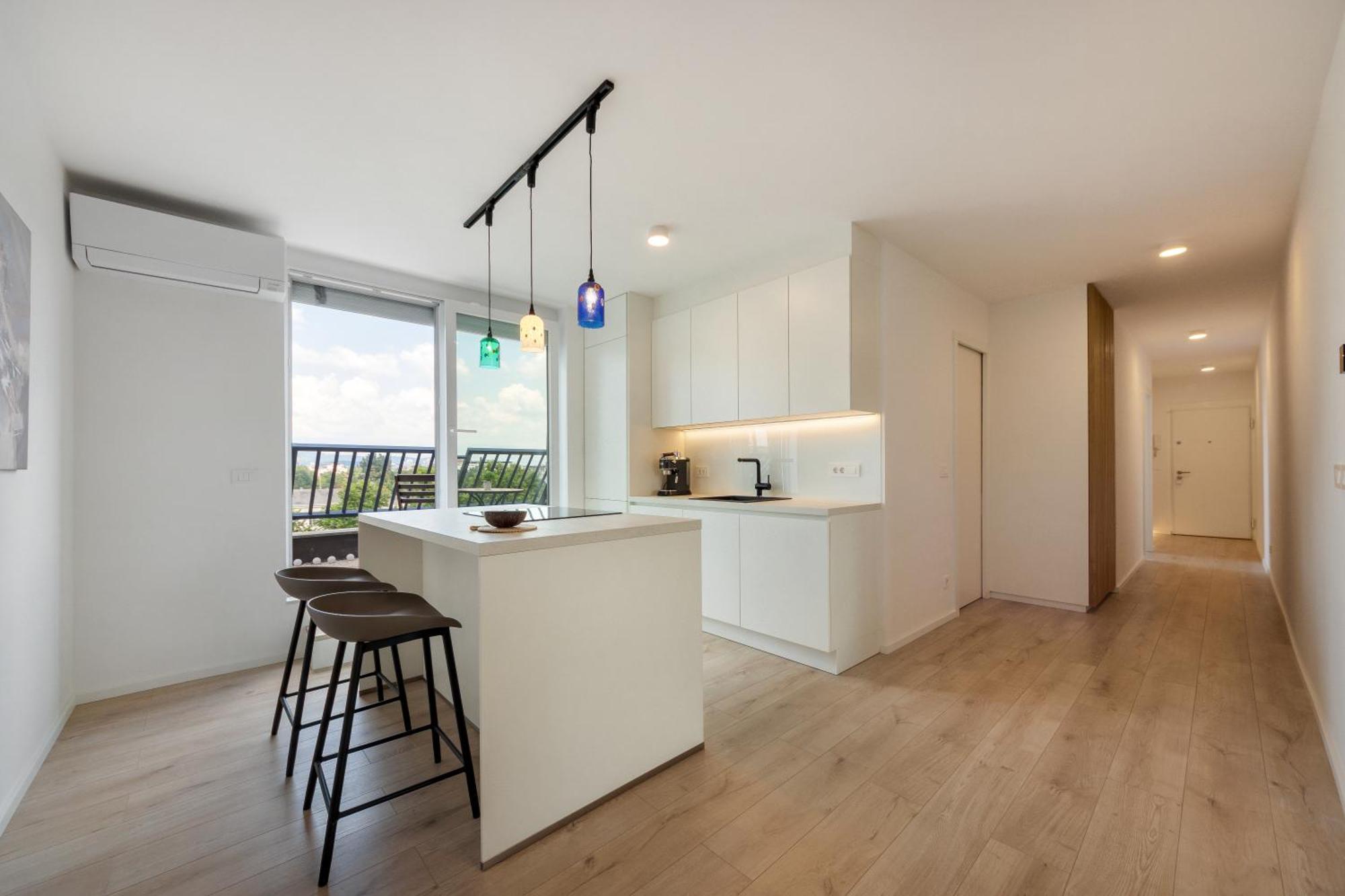 Luxe Penthouse With A Castle View リュブリャナ エクステリア 写真